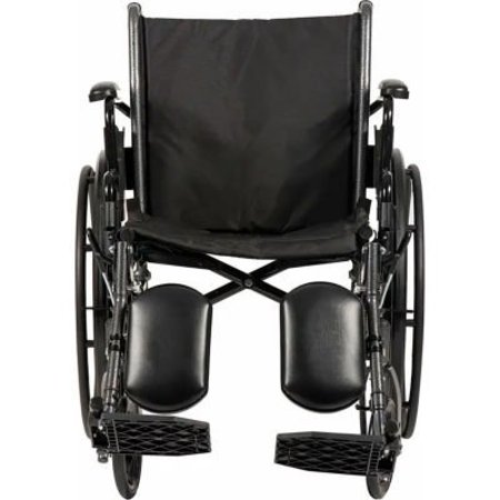 DYNAREX Dynarex DynaRide S3 Lite Wheelchair, Flip Desk & Elevating Legrest, 20inW Seat 10231